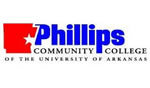 Logo of Phillips Community College of the University of Arkansas